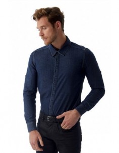 Vision Men Camicia Denim...