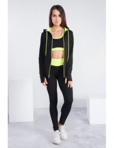 Felpa Fit Donna Capp. F/Zip...