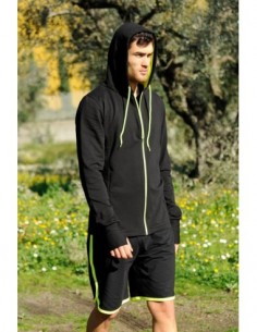 Felpa Fit Capp. F/Zip 95/5%...