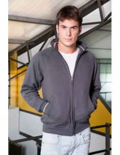 Jacket Tricol. Felpa Zip...