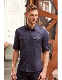 Camicia Twill M/L Risvolto...