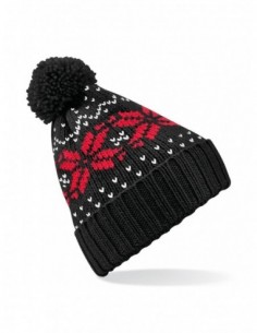 Fair Isle Snowstar Beanie