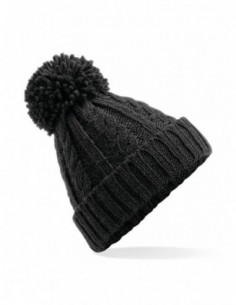 Cable Knit Melange Beanie