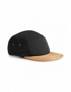 Suede Peak 5 Panel Cap