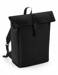Matte PU Roll-Top Backpack