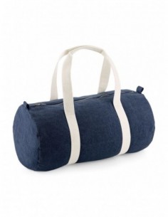 Denim Barrel Bag