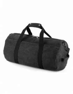 Vintage Canvas Barrel Bag