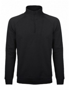 Felpa mezza zip in french...